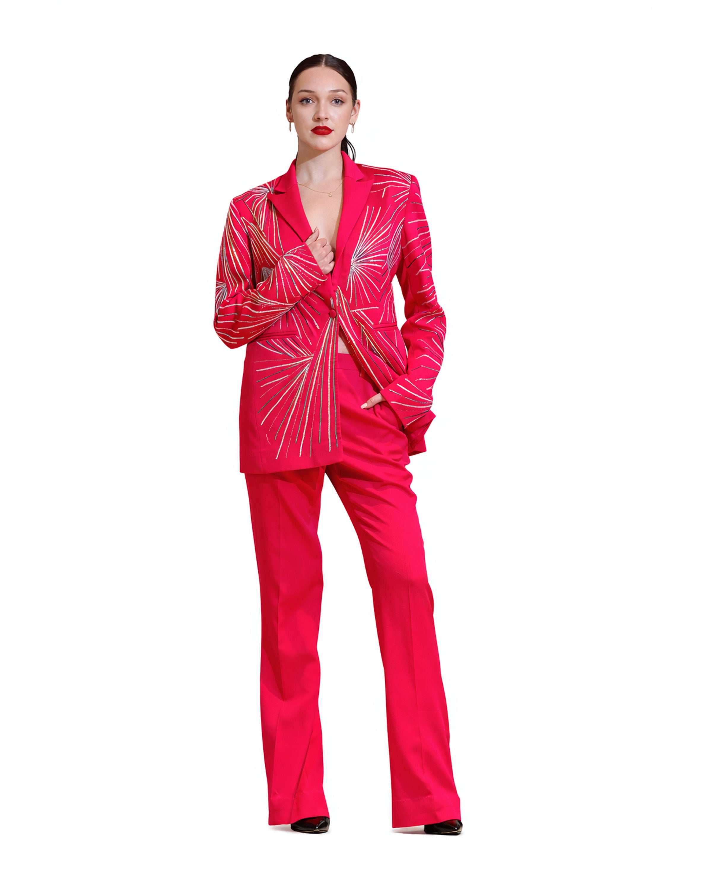 Khush Mizaj Regal Radiance Embellished Suit