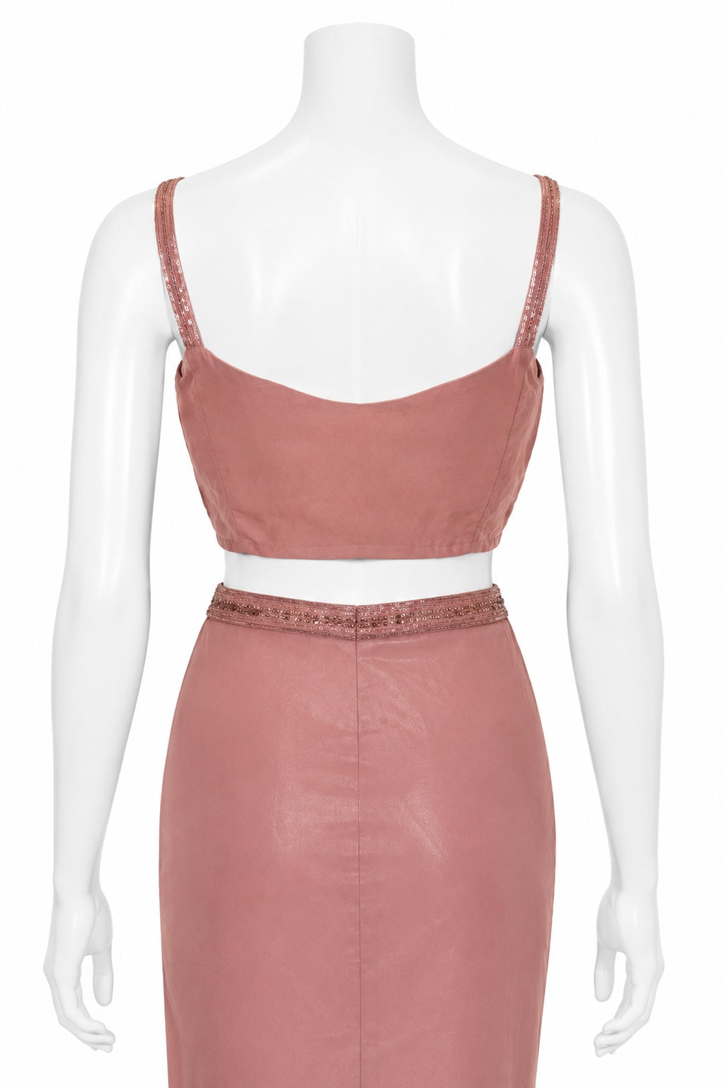Rose Blush Indo-Western Dhoti Set with Beaded Neckpiece | Designer Fusion Wear