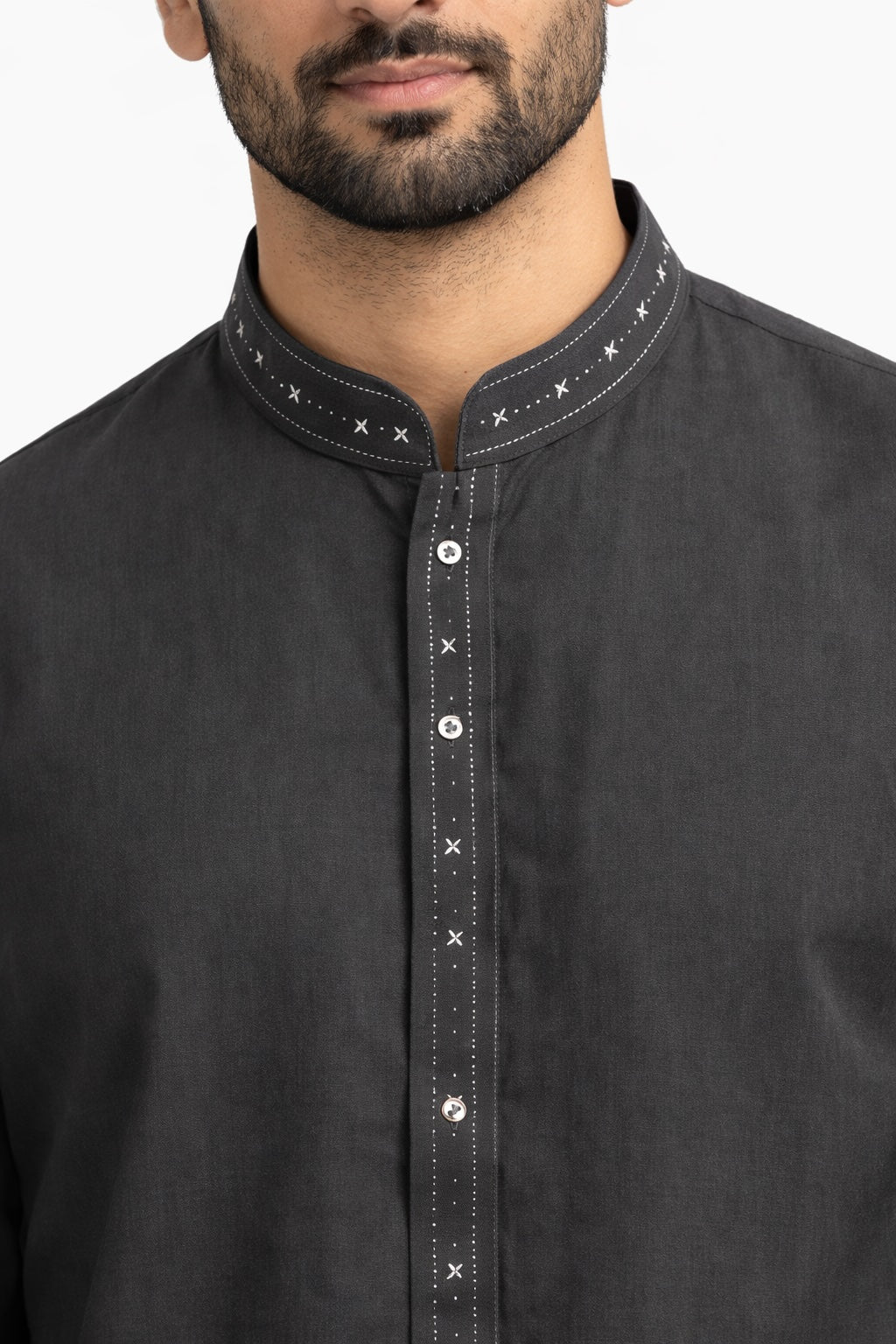 Black Embroidered Kurta Shalwar