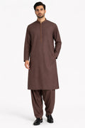 Classic Brown Shalwar Kameez