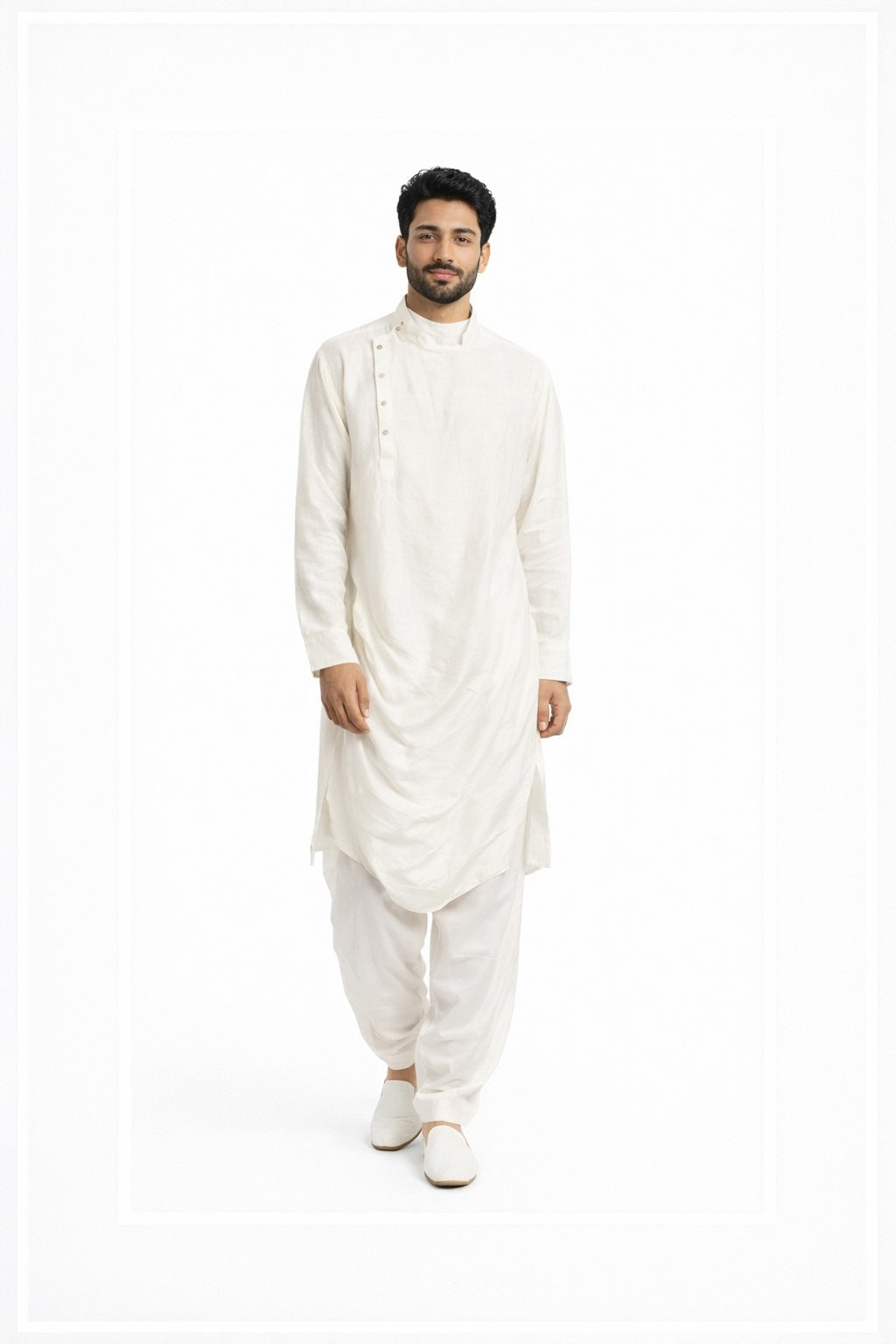 Ivory Classic Kurta Pajama – Minimal Elegance