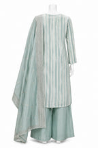 Mint Green Embroidered Pakistani 3-Piece Suit with Organza Dupatta | Festive Women’s Wear