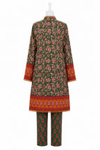 Emerald Garden Printed Co-Ord Set – Women’s Floral Kurta & Straight Pant Set