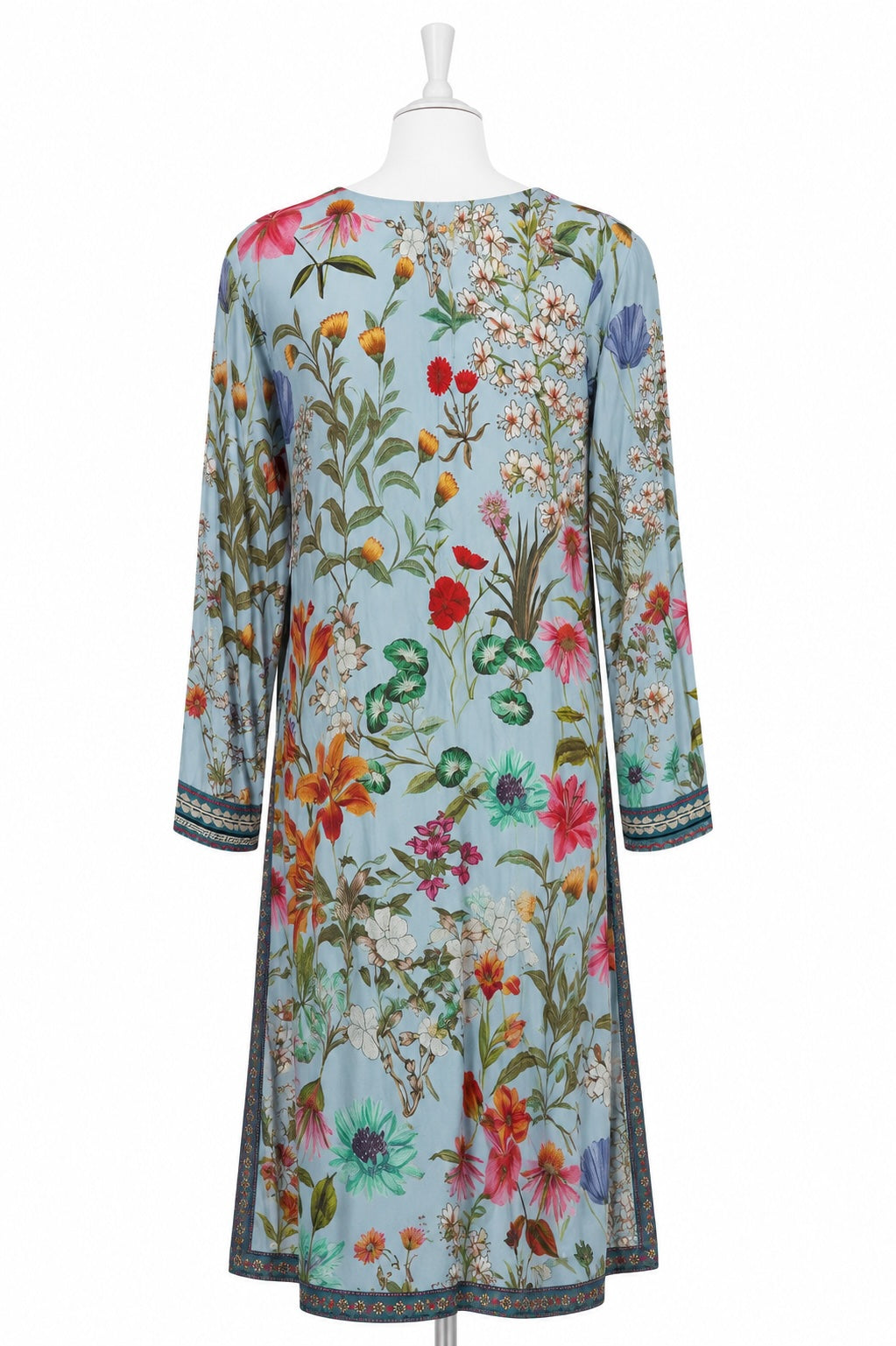 Blooming Meadow Floral Co-Ord Set – Women’s Printed Tunic & Wide-Leg Pant Set