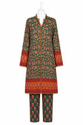 Emerald Garden Printed Co-Ord Set – Women’s Floral Kurta & Straight Pant Set