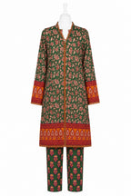 Emerald Garden Printed Co-Ord Set – Women’s Floral Kurta & Straight Pant Set