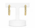 Twisted Gold Hoop Earrings | Classic Rope Texture Statement Hoops