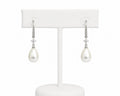 Classic Pearl Drop Earrings with Crystal Accents | Elegant Bridal & Wedding Jewelry