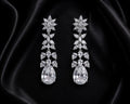 Aurora Crystal Teardrop Earrings | Luxury Bridal Statement Earrings
