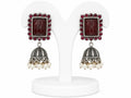 Ruby Heritage Pearl Jhumka Earrings