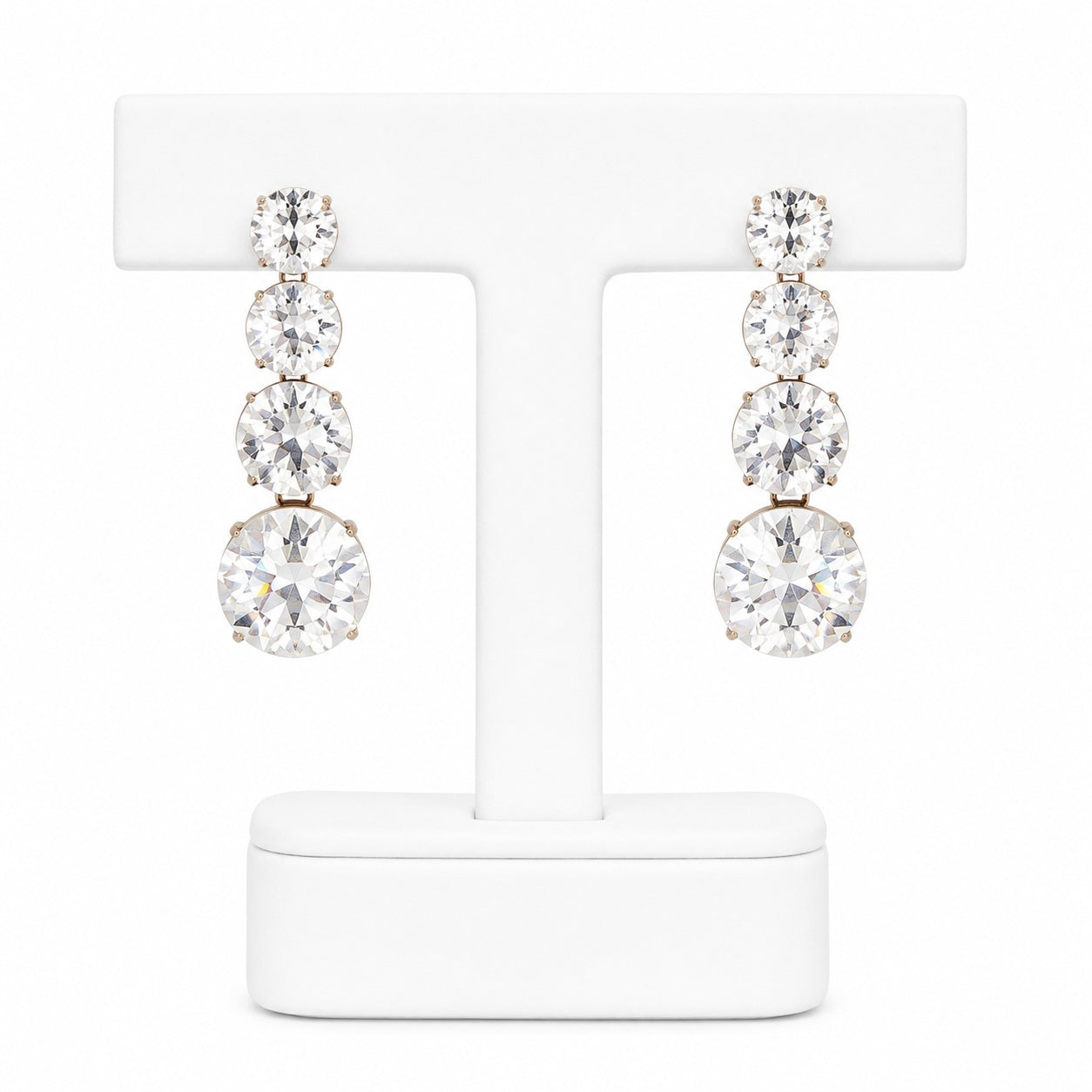 Crystal Drop Earrings for Women | Elegant Statement Party & Bridal Jewelry