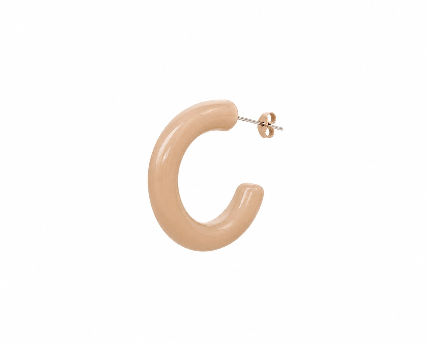 Lime Green Acrylic Hoop Earrings | Bold Statement Hoop Earrings for Women