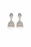Aayra Pearl Drop Jhumka Earrings