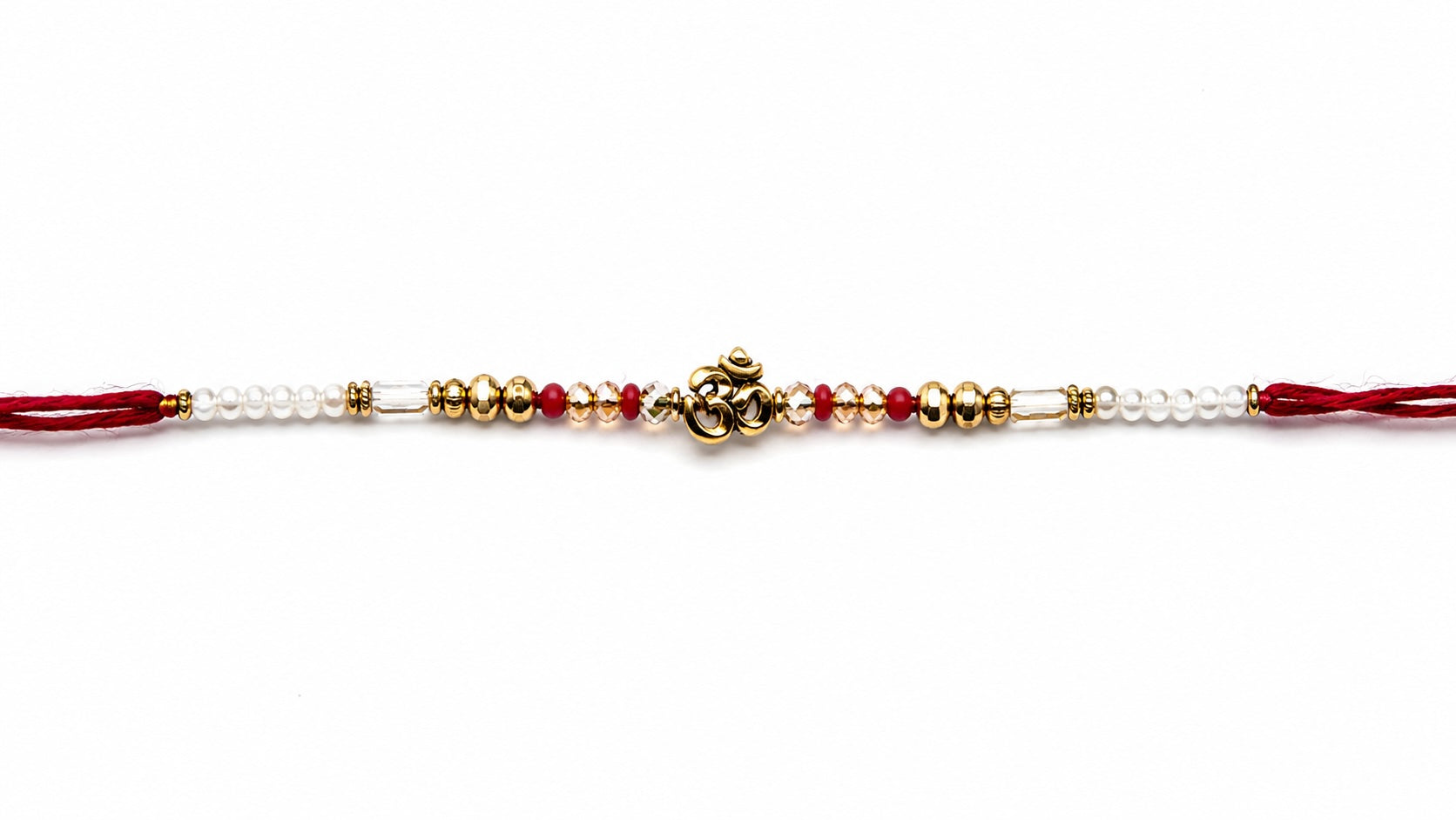 Om Bead Rakhi – Handmade Spiritual Raksha Bandhan Bracelet