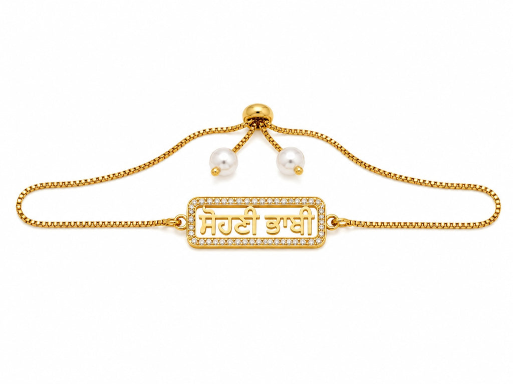 Bhaiya Bhabhi Rakhi & Bracelet Combo – Matching Raksha Bandhan Gift Set