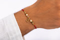 Minimalist Pearl & Crystal Rakhi – Elegant Designer Rakhi for Brother