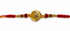 Royal Gold Designer Rakhi – Premium Crystal Rakhi for Brother