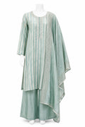 Mint Green Embroidered Pakistani 3-Piece Suit with Organza Dupatta | Festive Women’s Wear